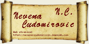 Nevena Čudomirović vizit kartica